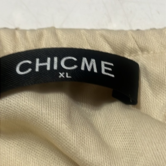 Chic Me Gold Sequin One Shoulder Dress Sz XL Women - Picture 7 of 8